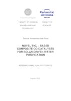 prikaz prve stranice dokumenta Novel TiO2-based composite co-catalysts for solar driven water purification