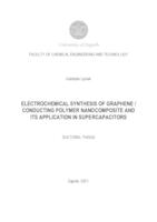 prikaz prve stranice dokumenta Elektrokemijska sinteza nanokompozita grafen/vodljivi polimer i njegova primjena u superkondenzatorima