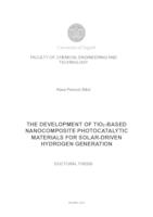 prikaz prve stranice dokumenta The development of TiO2-based nanocomposite photocatalytic materials for solar-driven hydrogen generation