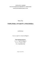 prikaz prve stranice dokumenta Toplinska svojstva polimera